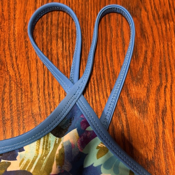 Catalina Swimsuit Blue Print Fully Lined Multi-Colored Size XL (16/18) - Picture 2 of 10